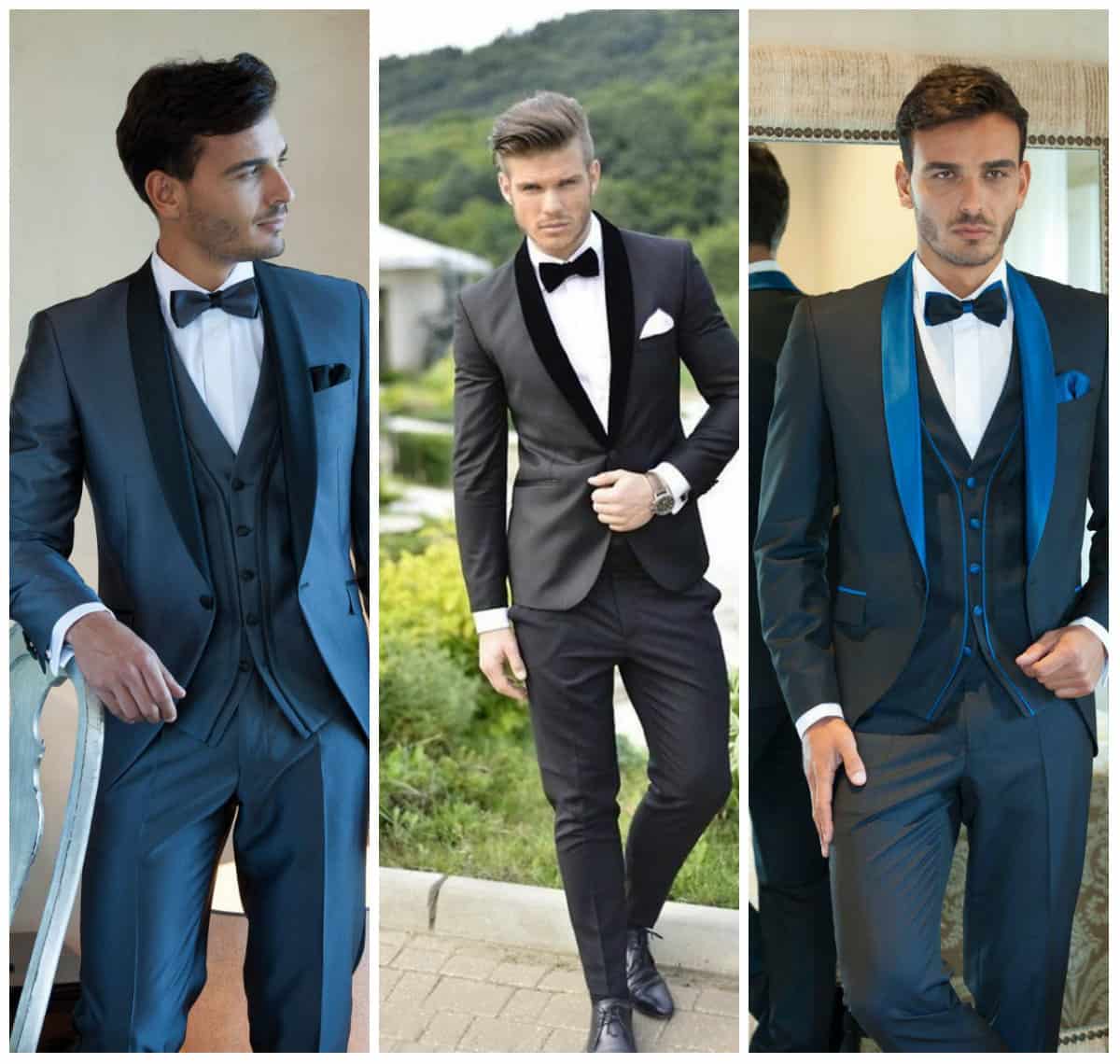 2016 Best Selling Black Mens Wedding Suits Custom Made ...