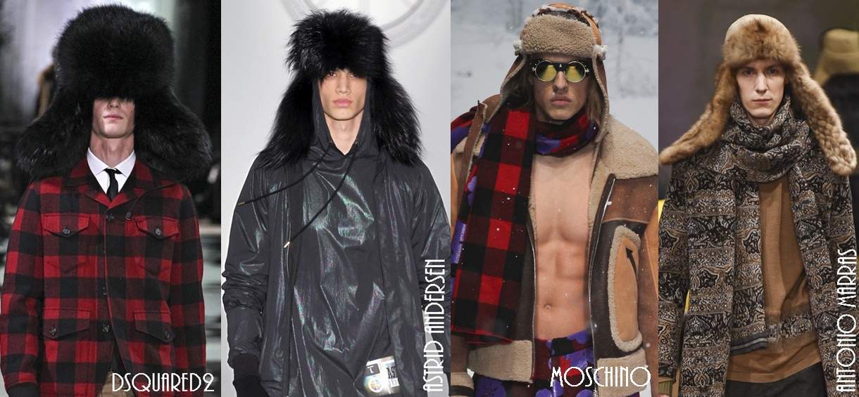 Men's hats and scarves trends Fall Winter 2015-2016