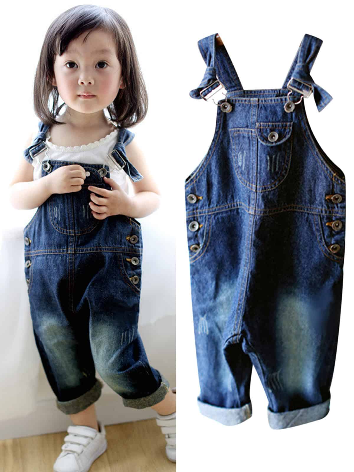 Girls fashion girls clothes 2017 girls dresses 2017 childrens clothing 2017 girls denim overalls